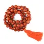 Natural Red Jasper Mala Crystal Stone 10 mm Faceted / Diamond Cut Bead Mala for Reiki Healing Stone (Color : Red), 5 image
