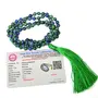 Certified AAA Azurite Mala Semi Precious Crystal Stone 6 mm 108 Beads Jap Mala / Necklace for Reiki Healing Stones (Color : Blue & Green), 6 image