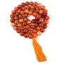 Natural Carnelian Mala Crystal Stone 10 mm Round Beads Mala for Reiki Healing Stones (Color : Red / Orange), 5 image
