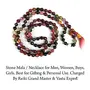 Certified Natural Multi Tourmaline Mala Semi Precious Crystal Stone 6 mm 108 Beads Jap Mala / Necklace for Reiki Healing Stones (Color : Multi), 4 image