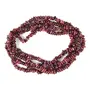 Natural Ruby Mala / Necklace Crystal Stone Chip Bead Mala for Reiki Healing and Crystal Healing Stons (Color : Red), 4 image