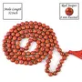 Natural Red Jasper Mala Crystal Stone Faceted / Diamond Cut 108 Beads 8 mm Jap Mala for Reiki Healing and Crystal Healing Stone (Color : Red), 3 image