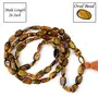 Natural Tiger Eye Mala Oval Beads Crystal Stone Mala for Reiki Healing and Crystal Healing Stones (Color : Golden & Brown), 5 image