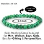 Crystu Malachite Bracelet 6 mm Round Bead Reiki Healing Crystal - Stone Chakra Bracelet for Unisex (Color : Green), 5 image