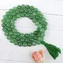 Natural Green Jade Mala Crystal Stone 10 mm Round Beads Mala for Reiki Healing Stones (Color : Green), 5 image