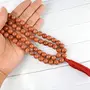 Natural Goldstone Brown Mala Crystal Stone 10 mm Round Beads Mala for Reiki Healing Stones (Color : Brown), 2 image