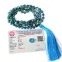 Certified Natural Apatite Mala Semi Precious Crystal Stone 6 mm 108 Beads Jap Mala / Necklace for Reiki Healing Stones (Color : Green), 4 image