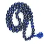 Natural Lapis Lazuli Mala Crystal Stone 12 mm Round Beads Mala for Reiki Healing Stones (Color : BLue), 5 image