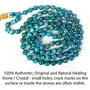 Certified Natural Apatite Mala Semi Precious Crystal Stone 6 mm 108 Beads Jap Mala / Necklace for Reiki Healing Stones (Color : Green), 5 image