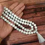 Natural Howlite Mala Crystal Stone 10 mm Round Beads Mala for Reiki Healing Stones (Color : White & Grey), 4 image