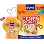 Percy Fruit and Nut Muesli and Classic Corn Flakes Combo Pack of 2 Jars [Crunchy Oats Almonds Raisins High Fibre Cereal] Jar 1140 g, 4 image