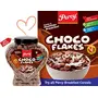 Percy Breakfast Cereal  Flakes Jumbo Jar [Wholegrain and High Fibre  Milk Cereal] Jar 400 g, 5 image
