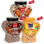 Percy Wholegrain Breakfast Combo (Honey Cornflakes  Vanilla Flakes &  Flake Cereal) 3 Jumbo Jars 1.22kg Jar 1220 g, 3 image