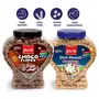 Percy Energy Protein Diet Muesli and  Flakes Combo of 2 Jars [Crunchy Breakfast Multigrain Cereal High in Iron Vitamin B Fibre] Jar 1200 g, 3 image