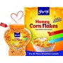 Percy Breakfast Cereal Honey Corn Flakes - with Real Honey Jumbo Jar Jar 440 g, 4 image