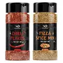 Pizza Seasoning Combo Pizza Spice Mix 50g + Roasted Chilli Flakes 35g | All Premium., 2 image
