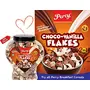 Percy Corn Flakes Classic and  Vanilla Flakes Combo Pack of 2 Jars [Duet Cereal  High Iron and Fibre Breakfast] Jar 720 g, 4 image