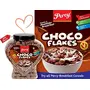 Percy Energy Protein Diet Muesli and  Flakes Combo of 2 Jars [Crunchy Breakfast Multigrain Cereal High in Iron Vitamin B Fibre] Jar 1200 g, 5 image
