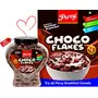 Percy Wholegrain Breakfast Combo (Honey Cornflakes  Vanilla Flakes &  Flake Cereal) 3 Jumbo Jars 1.22kg Jar 1220 g, 5 image