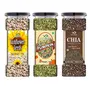 Raw Pumpkin - 150g Sunflower - 150g Chia Seeds - 175g | Pack - 3| (Can Pack), 5 image