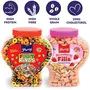 Percy Fruit Rings and Strawberry Fills Combo Pack of 2 Jars [Multigrain s High Fibre Cream Cereal] Jar 730 g, 3 image