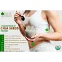 Bliss of Earth 2X600gm USDA Organic Raw Chia Seed Flax Seed Combo Pack for Weight Loss Raw Super Food, 4 image