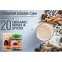 Bliss of Earth Finest Assam Masala Chai Blended CTC leaf infused with 20 real herbs & spices masala tea 400gm, 2 image