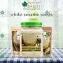 Bliss of Earth USDA Organic Sesame Seeds 1kg White For Eating Raw Til Seeds, 2 image