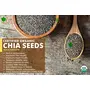 Bliss of Earth 500gm USDA Organic Raw Chia Seeds For Weight Loss Raw Super Food, 3 image