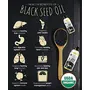 Bliss of Earth Certified Organic Combo Of Unrefined Black Seed Oil (100ml) & Nigella Seeds Kalonji Seeds (500gm, 4 image