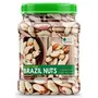 Bliss Of Earth Combo of Healthy Brazil Nuts Selenium Rich Super Nut and Turkish Hazelnuts Raw & Dehulled Healthy & Tasty (Pack of 2x500gm), 2 image