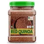 Bliss Of Earth Combo of Healthy Brazil Nuts Selenium Rich Super Nut (500gm) and Organic Red Quinoa (700gm) for Weight Loss Raw Super Food Pack of 2, 3 image