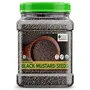 Bliss Of Earth Combo of Naturally Organic Black Mustard Seeds for Healthy Cooking and Halim Seeds for Eating Hair & Immunity Booster Foods 2x600gm (Pack of 2), 3 image