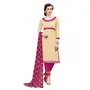 DnVeens Chanderi Embroidered Salwar Kameez Suit Set Dress Materials for Women BLMDSLVN6006