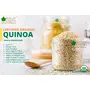 Bliss of Earth USDA Organic White Quinoa 3x200gm Organic for Weight Loss Raw Super Food, 3 image