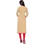 Dnveens Womens Cotton Dress Material(Blsmfemr09_Beige & Orange_Free Size), 3 image