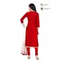 DnVeens Women's Cotton Heavy Embroidery Unstitched Salwar Suit Dress Material, 2 image