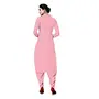DnVeens Women's Pink Cotton Embroidered Fancy Salwar Suit Dress Material (MDLAADO7211 Free Size), 2 image