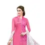 DnVeens Chanderi Embroidered Salwar Kameez Suit Set Dress Materials for Women BLMDSLVN6012, 4 image