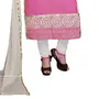 DnVeens Women Cotton Embroidery Diamond Work Unstitched Chudidar Suit Dress Material, 4 image
