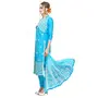 DnVeens Women Embroidery Cotton Dress Material (MDSAAYRA1709 Free Size Sky Blue), 4 image