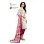 DnVeens Chanderi Embroidered Salwar Kameez Suit Set Dress Materials for Women BLMDSLVN6010, 2 image