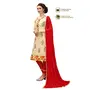 DnVeens Chanderi Embroidered Salwar Kameez Suit Set Dress Materials for Women BLMDSLVN6008, 3 image