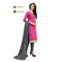 DnVeens Chanderi Embroidered Salwar Kameez Suit Set Dress Materials for Women BLMDSLVN6003, 3 image