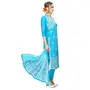 DnVeens Women Embroidery Cotton Dress Material (MDSAAYRA1709 Free Size Sky Blue), 3 image