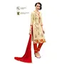 DnVeens Chanderi Embroidered Salwar Kameez Suit Set Dress Materials for Women BLMDSLVN6008, 2 image