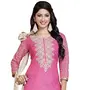 DnVeens Women Cotton Embroidery Diamond Work Unstitched Chudidar Suit Dress Material, 3 image