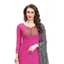 DnVeens Chanderi Embroidered Salwar Kameez Suit Set Dress Materials for Women BLMDSLVN6003, 4 image