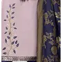 DnVeens Women's Cotton Embroidered Unstitched Dress Material with Dupatta - MDSULTANA7301; Purple and Blue ; Free size, 4 image