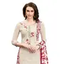 DnVeens Chanderi Embroidered Salwar Kameez Suit Set Dress Materials for Women BLMDSLVN6010, 4 image